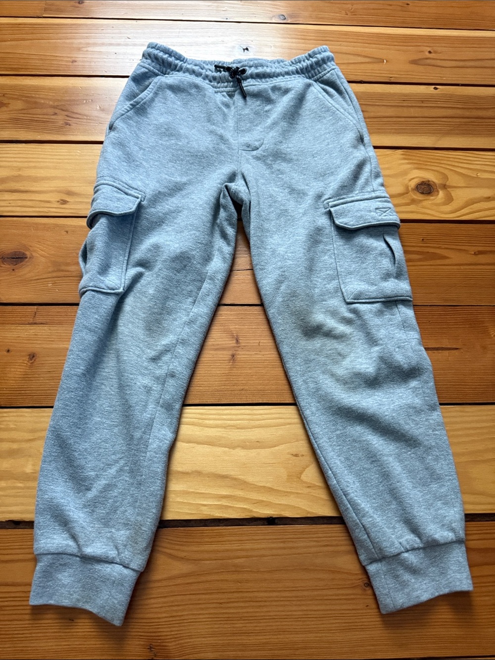 Kids Grey Cargo Joggers